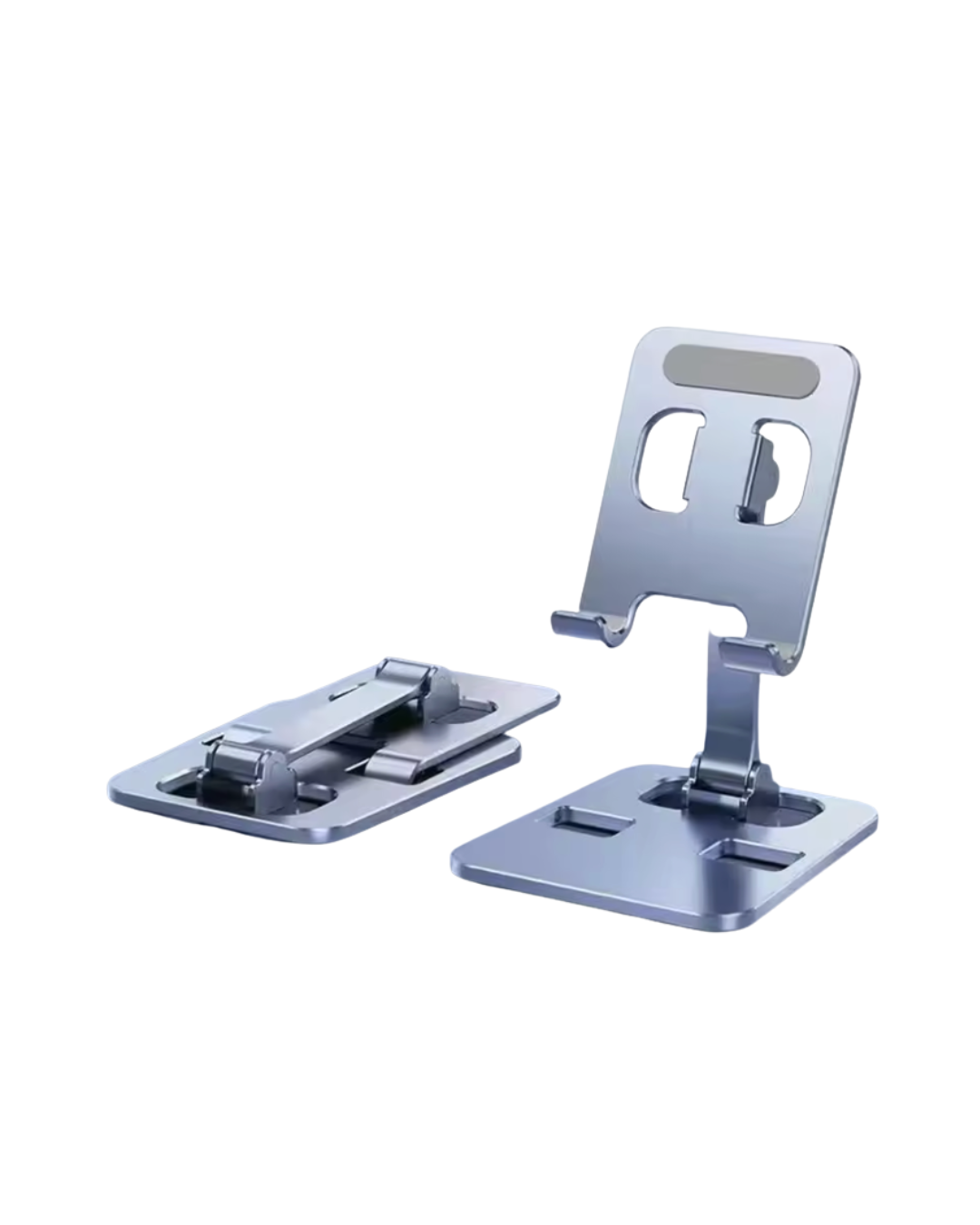 Portable Aluminum Alloy Phone & Tablet Holder (Gray)