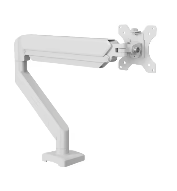 Universal Single Monitor Desk Mount (White)