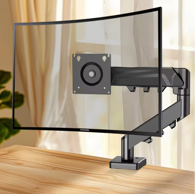 Single Monitor Mount with Adjustable Display Arm
